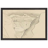 Monhegan (study) by Nicholas Roerich, framed poster, view 2