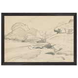 Monhegan (study) by Nicholas Roerich, framed poster, view 2
