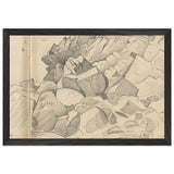 Monhegan (study) by Nicholas Roerich, framed poster, view 2