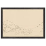 Monhegan (Study) by Nicholas Roerich, framed poster, view 2