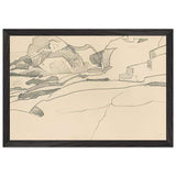 Monhegan (Study) by Nicholas Roerich, framed poster, view 2