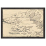 Monhegan (Study) by Nicholas Roerich, framed poster, view 2