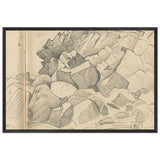Monhegan (study) by Nicholas Roerich, framed poster