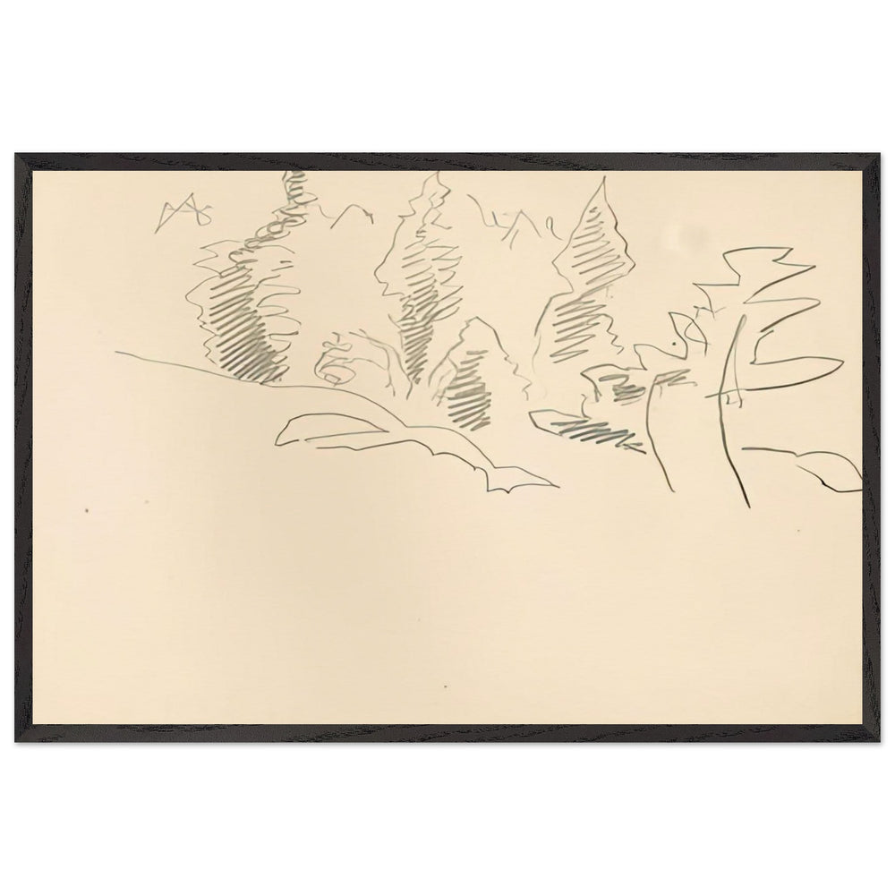 Monhegan (study) by Nicholas Roerich, framed poster