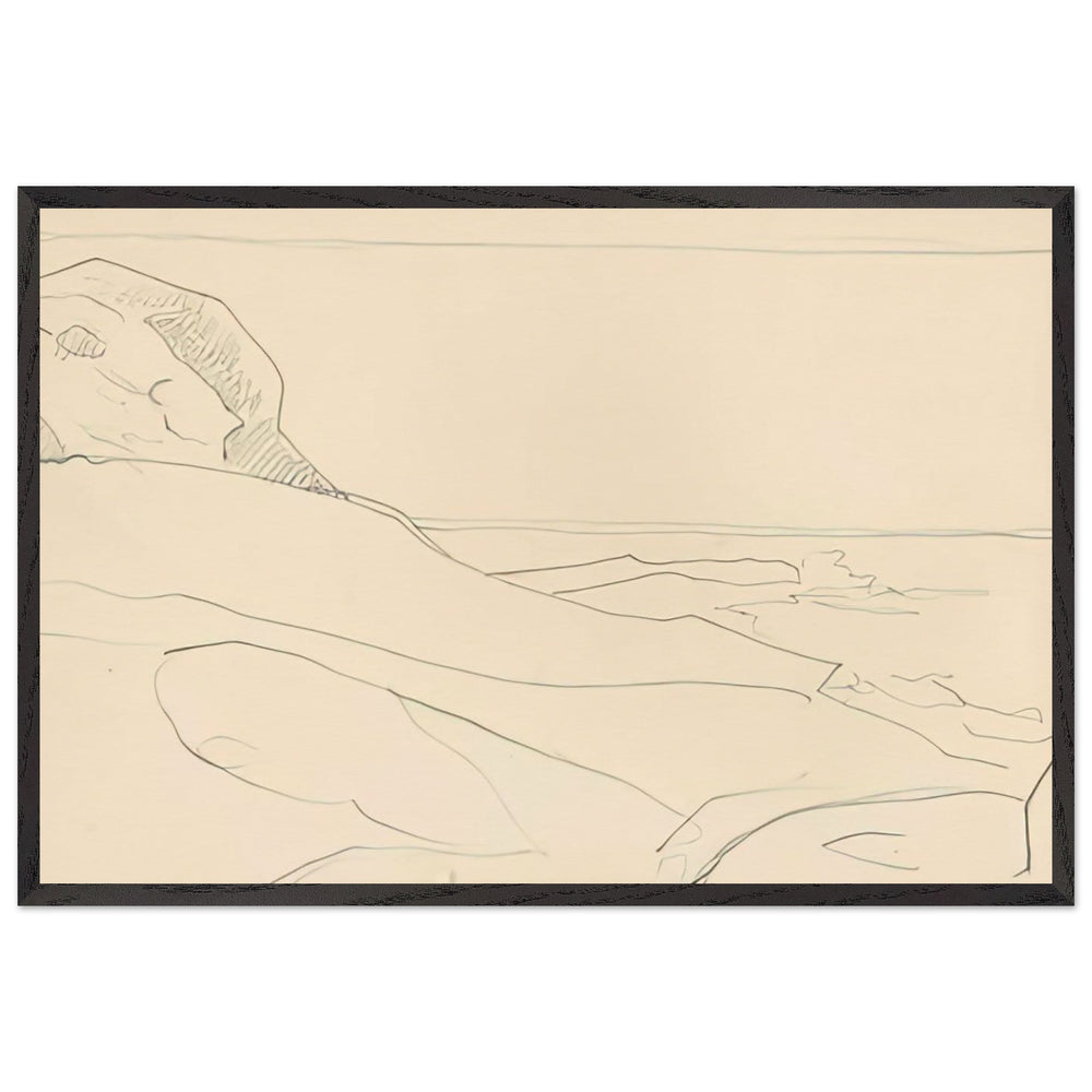 Monhegan (study) by Nicholas Roerich, framed poster