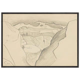 Monhegan (study) by Nicholas Roerich, framed poster, view 3