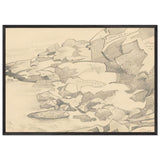 Monhegan (Study) by Nicholas Roerich, framed poster, view 3