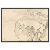Monhegan (Study) by Nicholas Roerich, framed poster, view 3