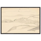 Monhegan (Study) by Nicholas Roerich, framed poster