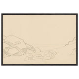 Monhegan (Study) by Nicholas Roerich, framed poster