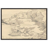 Monhegan (Study) by Nicholas Roerich, framed poster