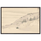 Monhegan (Study) by Nicholas Roerich, framed poster