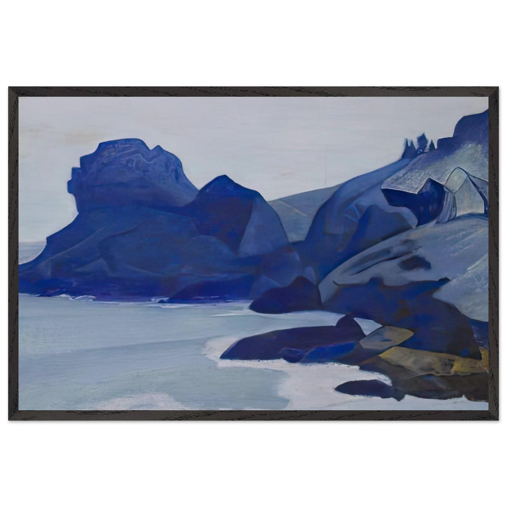 Monhegan (Vagueness) by Nicholas Roerich, framed poster