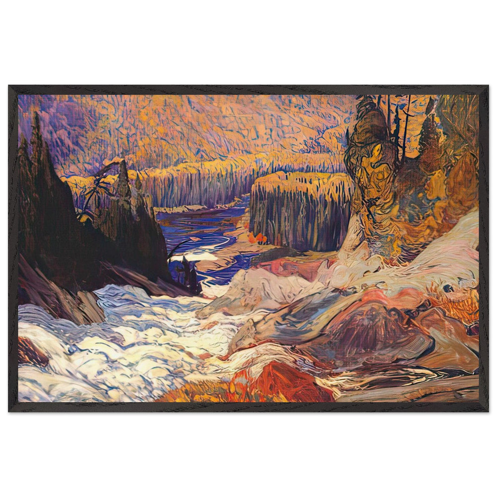 Montreal River by J. E. H. MacDonald, framed poster