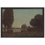 Moonlight Reflections by Granville Redmond, framed poster, view 2