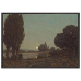 Moonlight Reflections by Granville Redmond, framed poster, view 3