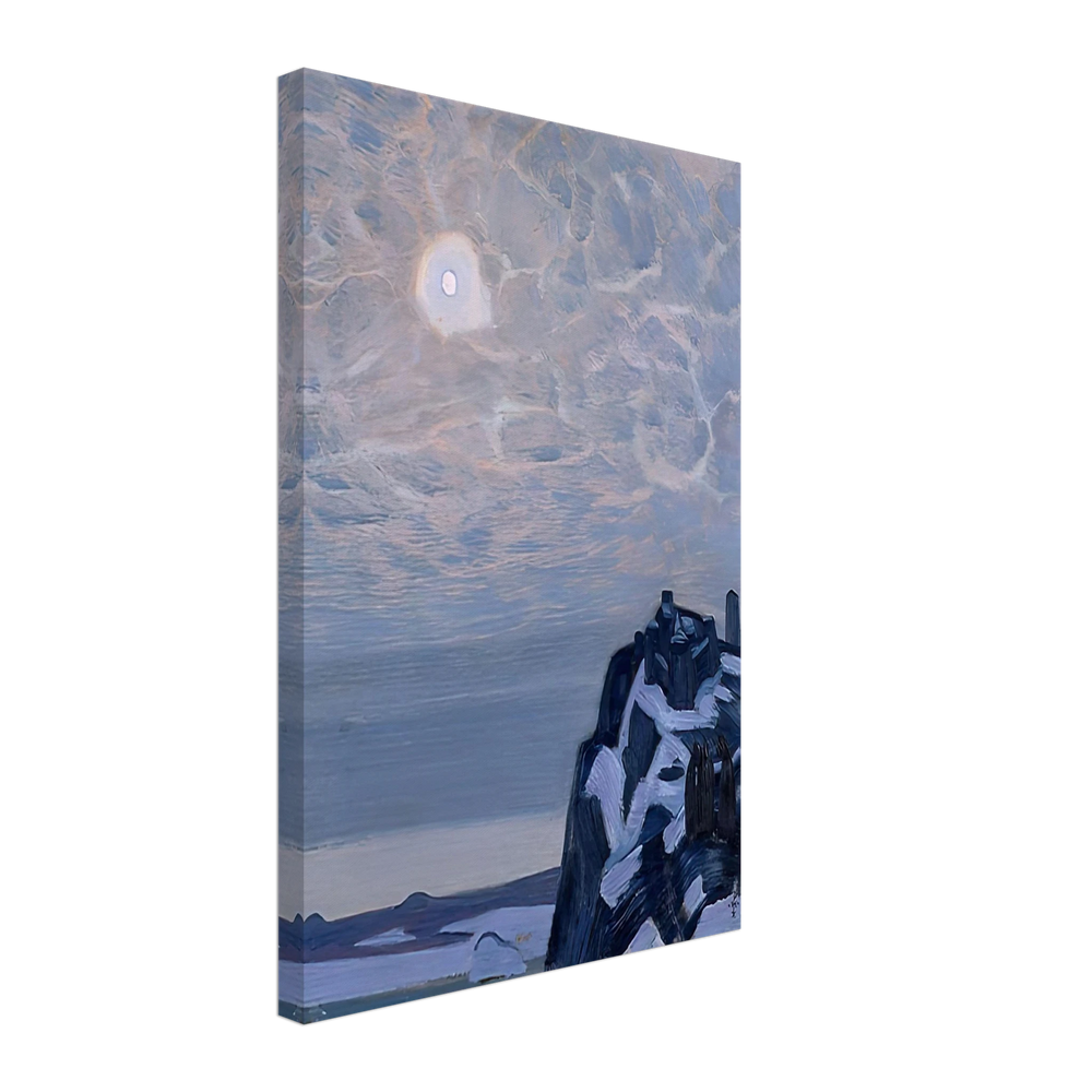 Moonlight. Sortavala by Nicholas Roerich, canvas