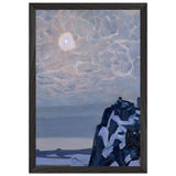 Moonlight. Sortavala by Nicholas Roerich, framed poster, view 2