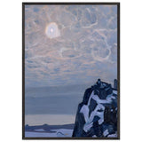 Moonlight. Sortavala by Nicholas Roerich, framed poster, view 3