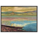 Morning Beside Lake Yamanaka by Fujishima Takeji, framed poster, view 3