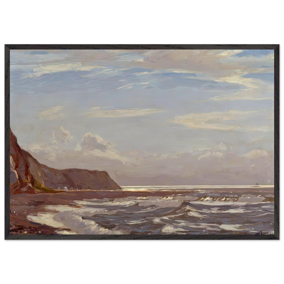 Morning Glitter, Isle of Wight by Algernon Talmage, framed poster, view 3