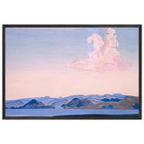 Morning Rider by Nicholas Roerich, framed poster