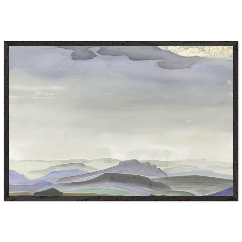 Morning Rider by Nicholas Roerich, framed poster