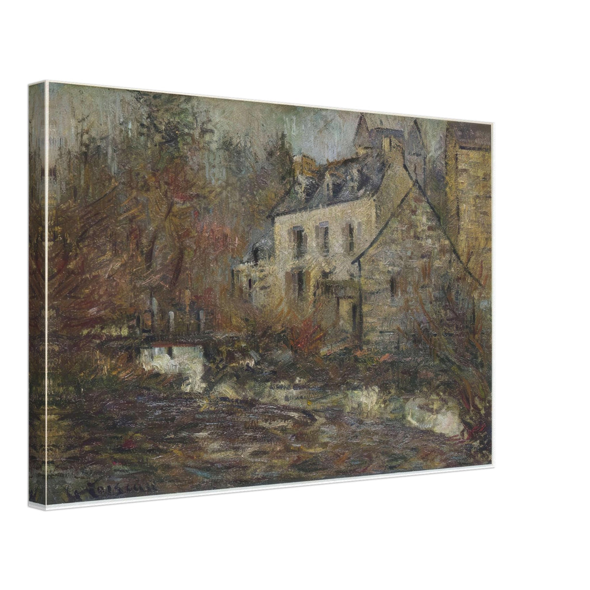 Moulin Simondou a Pont Aven by Gustave Loiseau, canvas