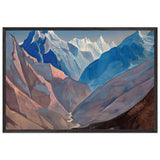 Mount M by Nicholas Roerich, framed poster