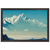 Mount of Five Treasures (Two Worlds) by Nicholas Roerich, framed poster, view 2