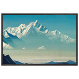 Mount of Five Treasures (Two Worlds) by Nicholas Roerich, framed poster