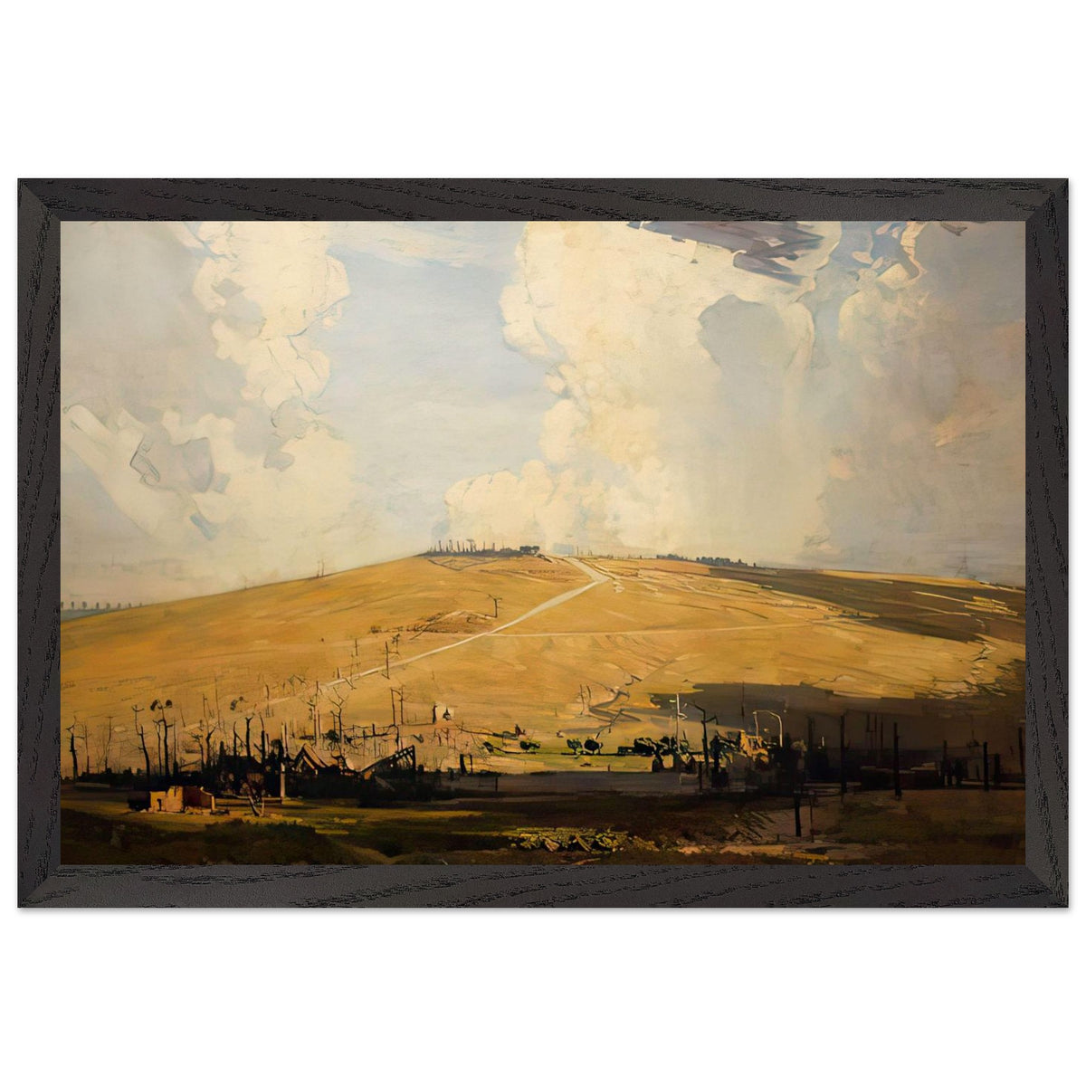 Mount St Quentin by Arthur Streeton, framed poster, view 2