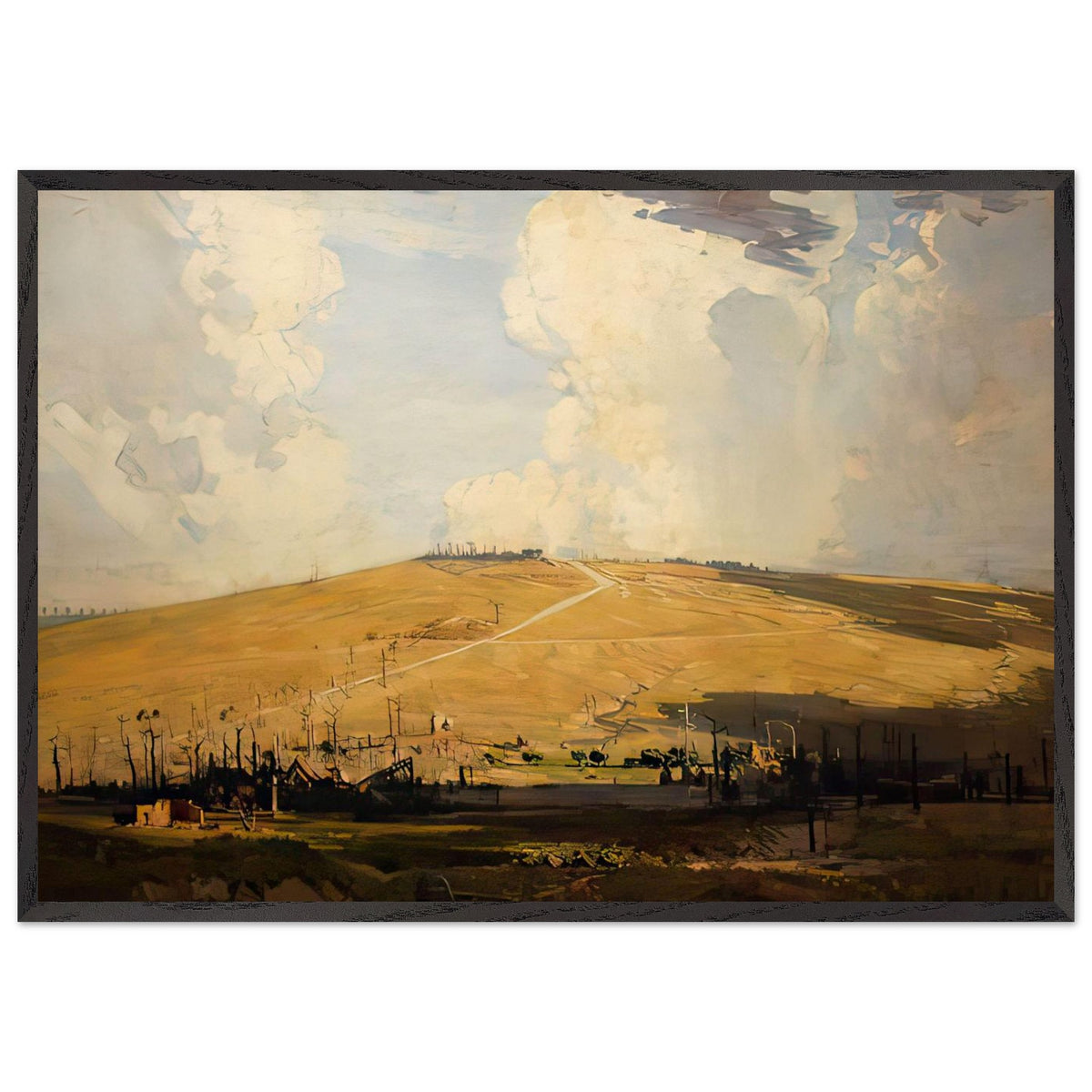 Mount St Quentin by Arthur Streeton, framed poster, view 3