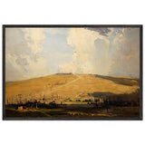 Mount St Quentin by Arthur Streeton, framed poster