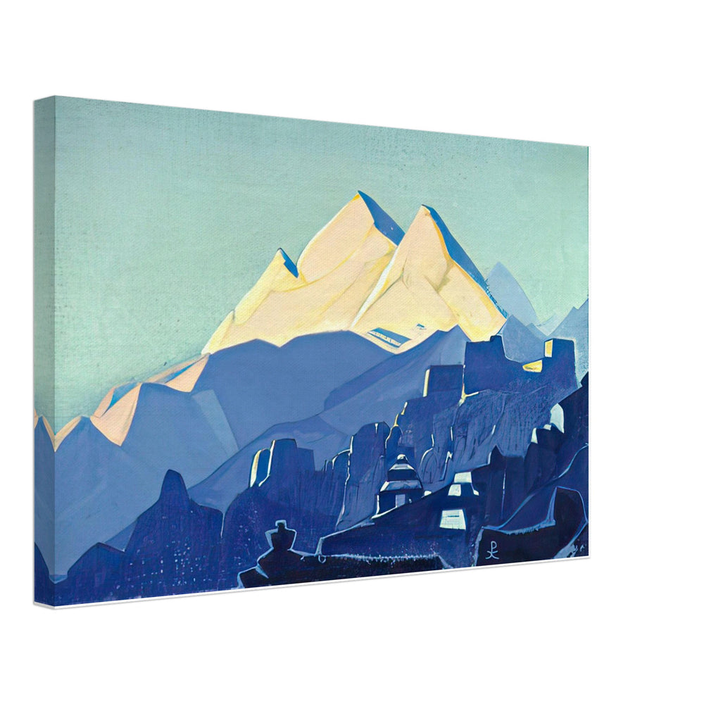 Mountain Abode by Nicholas Roerich, canvas