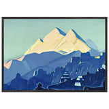 Mountain Abode by Nicholas Roerich, framed poster, view 3