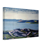 Mountain Lake by Nicholas Roerich, canvas, view 2