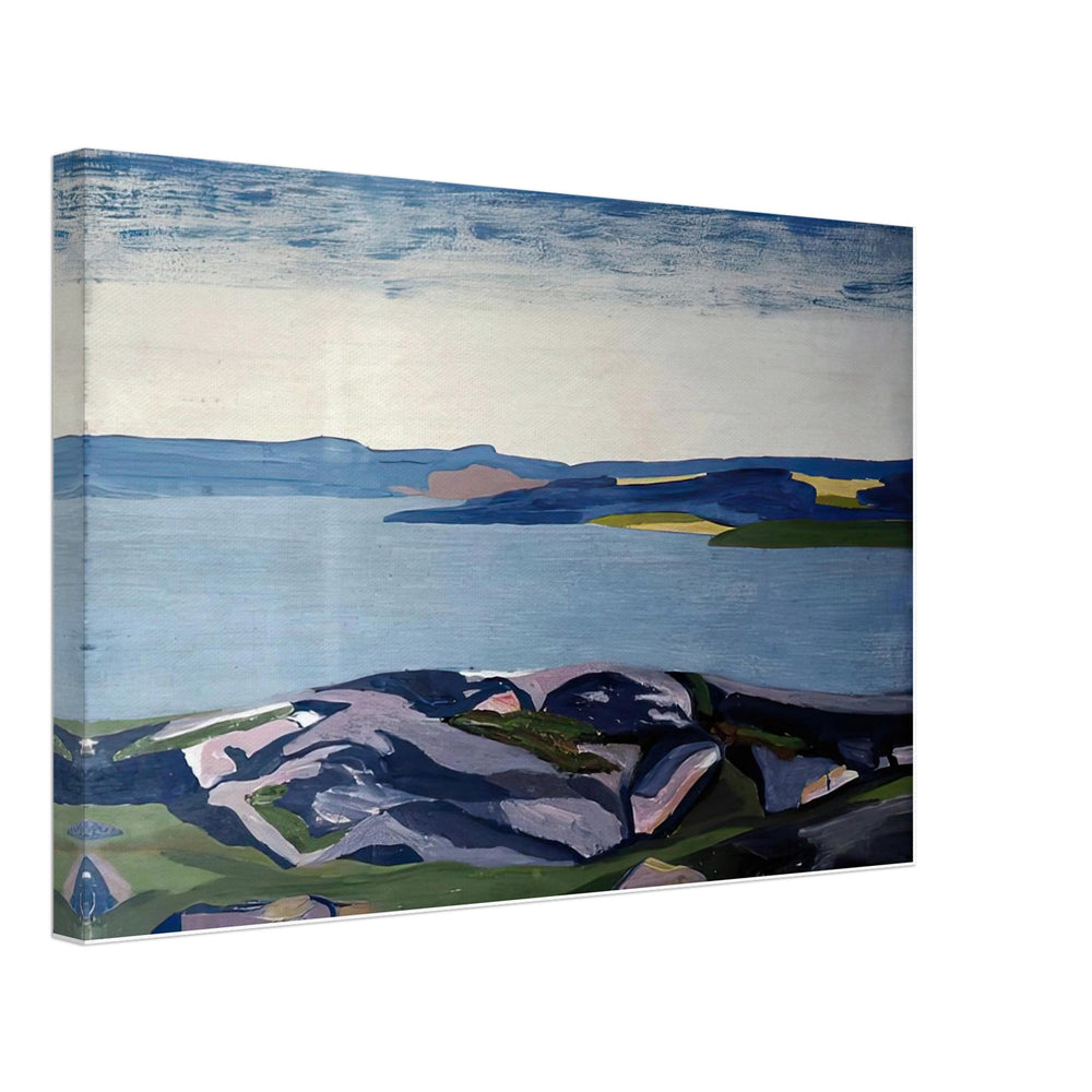 Mountain Lake by Nicholas Roerich, canvas