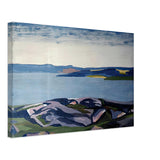 Mountain Lake by Nicholas Roerich, canvas