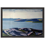Mountain Lake by Nicholas Roerich, framed poster, view 2