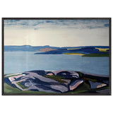 Mountain Lake by Nicholas Roerich, framed poster, view 3