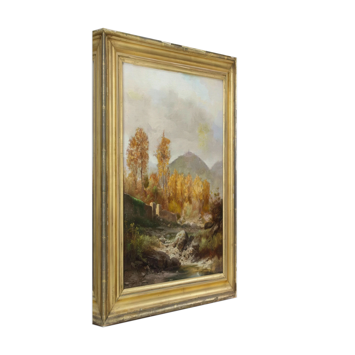 Mountain Landscape by Guido Agostini, canvas, view 2