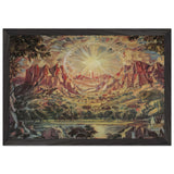 Mountain landscape by Konstantin Bogaevsky, framed poster, view 2