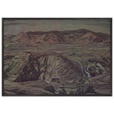 Mountain Landscape by Konstantin Bogaevsky, framed poster, view 3