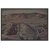 Mountain Landscape by Konstantin Bogaevsky, framed poster
