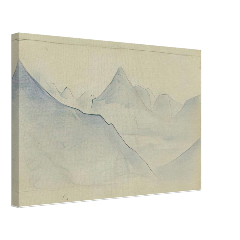 Mountain Landscape by Nicholas Roerich, canvas