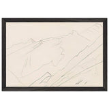Mountain Landscape by Nicholas Roerich, framed poster, view 2