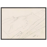 Mountain Landscape by Nicholas Roerich, framed poster, view 3