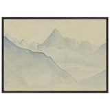 Mountain Landscape by Nicholas Roerich, framed poster, view 3