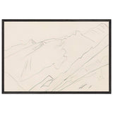 Mountain Landscape by Nicholas Roerich, framed poster